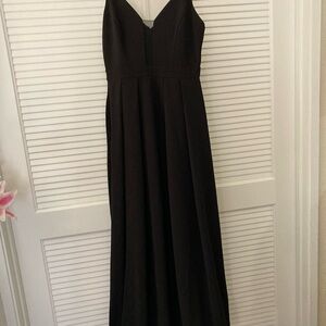 Windsor Classic Black Maxi Dress